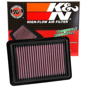 Honda Fit Performance Air Intake - K&N Engineering - High-Flow Air Filter - `15-`18